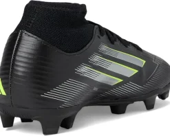 Shoes|Shoes|adidas Kids F50 Club Firm Ground/Multi Ground Cleats (Little Kid/Big Kid) Black/Iron Metallic/Lucid Lemon