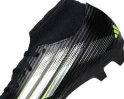 Shoes|Shoes|adidas Kids F50 Club Firm Ground/Multi Ground Cleats (Little Kid/Big Kid) Black/Iron Metallic/Lucid Lemon