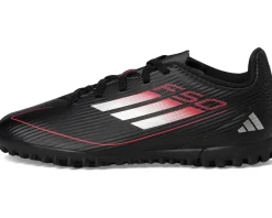 adidas Kids F50 Club Turf Soccer Cleats (Little Kid/Big Kid) Black/Iron Metallic/Lucid Red Online