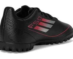 adidas Kids F50 Club Turf Soccer Cleats (Little Kid/Big Kid) Black/Iron Metallic/Lucid Red Online