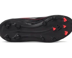 adidas Kids Shoes|Shoes<F50 League Firm Ground/Multi Ground Soccer Cleats (Little Kid/Big Kid) Black/Iron Metallic/Lucid Red