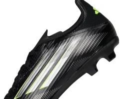 adidas Kids Shoes|Shoes<F50 League Firm Ground/Multi Ground Cleats (Little Kid/Big Kid) Black/Iron Metallic/Lucid Lemon