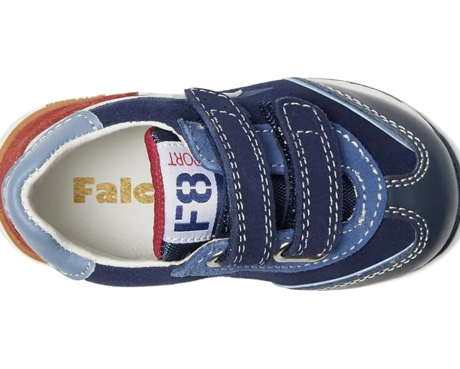 Naturino Shoes<Falcotto New Ferdi 3 Hig (Toddler) Navy/White/Granata