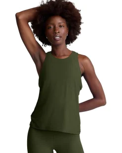Activewear|Shirts & Tops|Beyond Yoga Featherweight Rebalance Tank Army Green Heather
