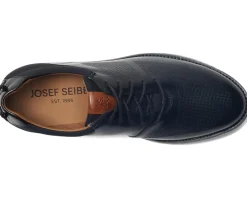 Oxfords|Oxfords|Josef Seibel Finley 01 Black/Kombi Oiled Full Grain/Kombi