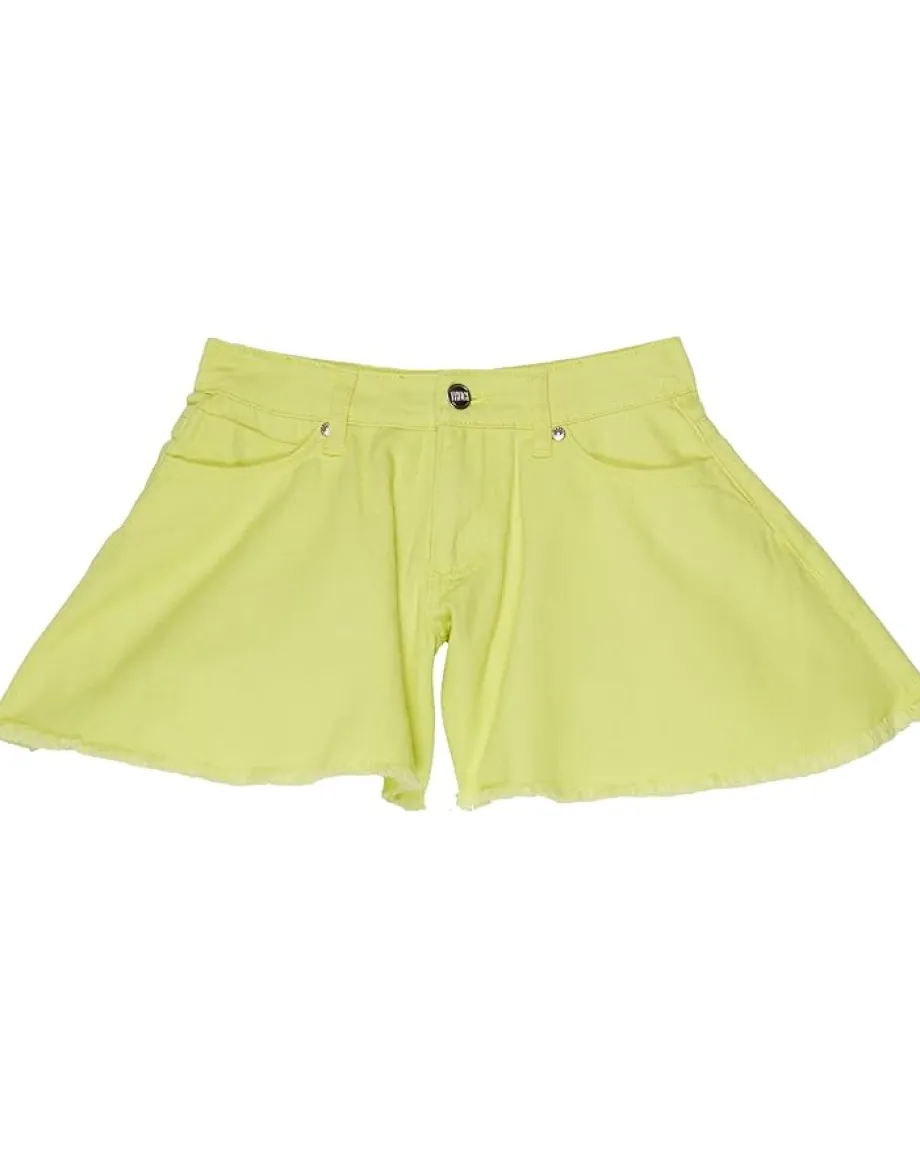 TRUCE Clothing<Five-Pocket Twill Shorts (Little Kids/Big Kids) Lime
