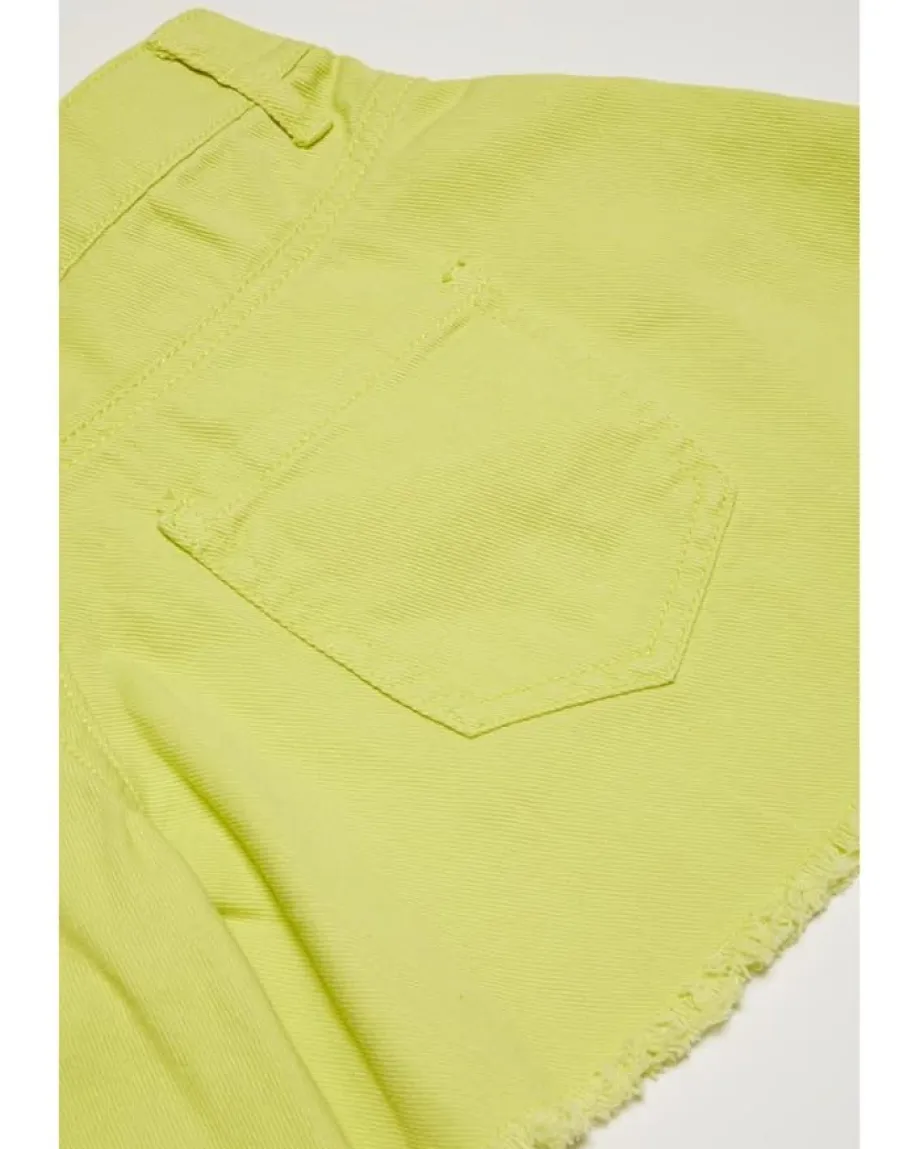 TRUCE Clothing<Five-Pocket Twill Shorts (Little Kids/Big Kids) Lime