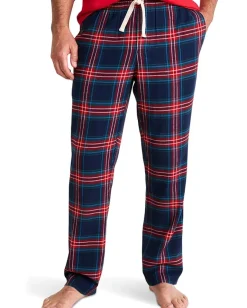 Vineyard Vines Flannel Lounge Pants Blue/Red Clearance