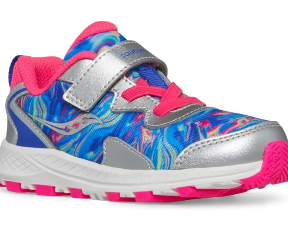 Shoes|Shoes|Saucony Kids Flash A/C 3.0 JR (Toddler) Black/Pink