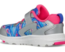 Shoes|Shoes|Saucony Kids Flash A/C 3.0 JR (Toddler) Black/Pink