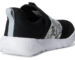 Under Armour Kids Shoes<Flash (Little Kid) Black/Mod Gray/White