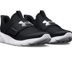 Under Armour Kids Shoes<Flash (Little Kid) Black/Black/White Multi Snake