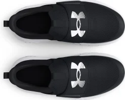 Under Armour Kids Shoes<Flash (Little Kid) Black/Black/White Multi Snake