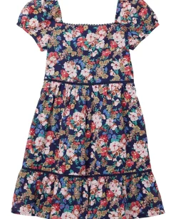 Clothing|Janie and Jack Floral Dress (Toddler/Little Kid/Big Kid) Multicolor