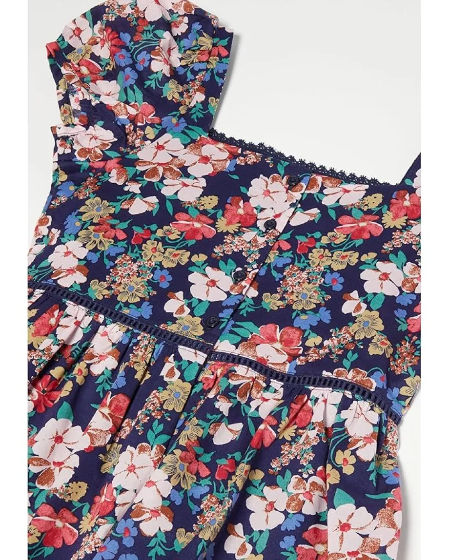 Clothing|Janie and Jack Floral Dress (Toddler/Little Kid/Big Kid) Multicolor