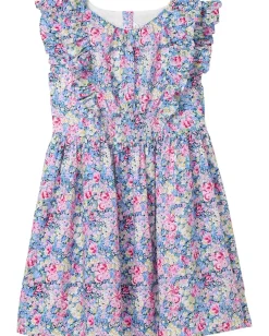 Janie and Jack Clothing<Floral Dress (Toddler/Little Kid/Big Kid) Multicolor
