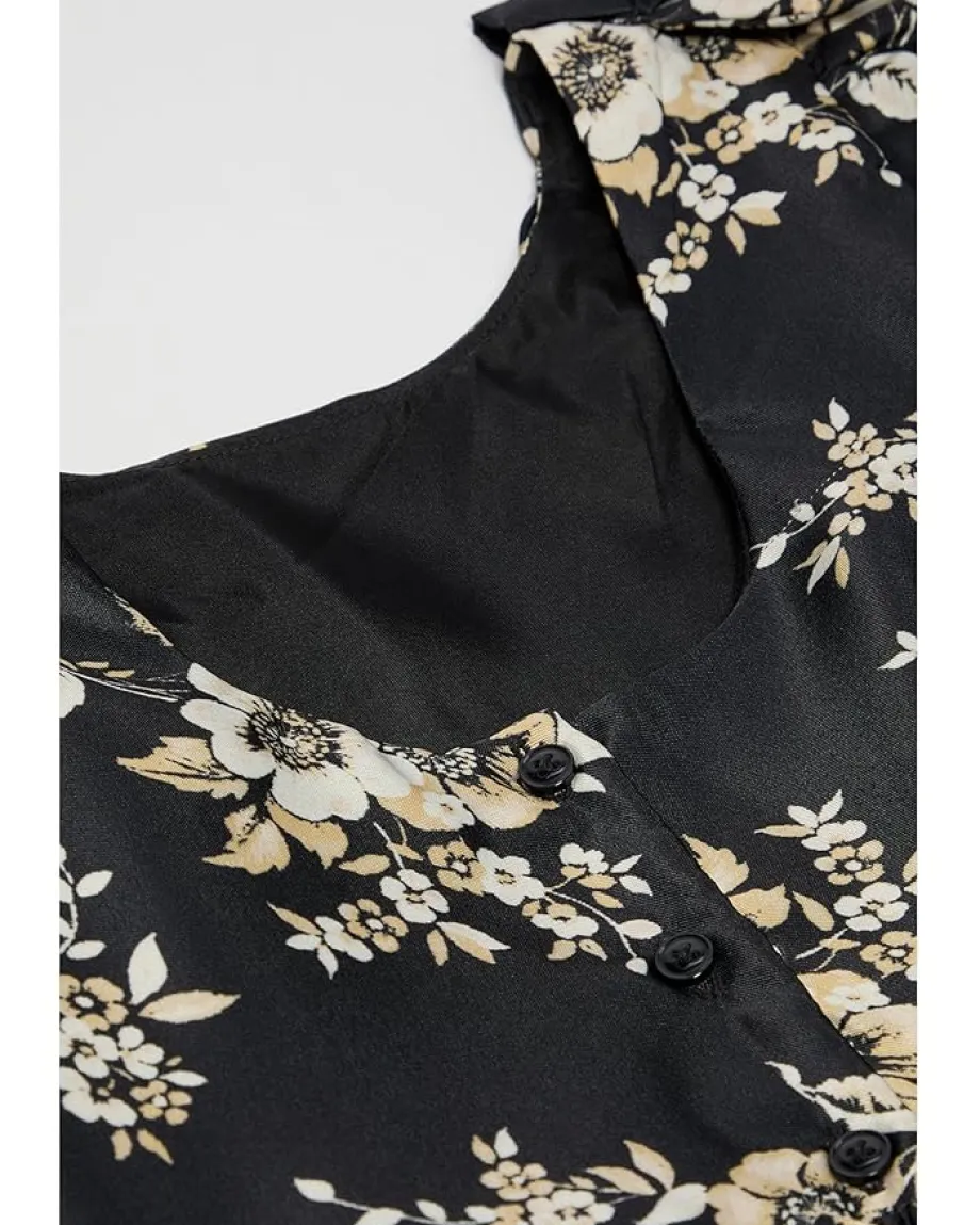 Clothing|Janie and Jack Floral Dressy Dress (Toddler/Little Kid/Big Kid) Multicolor