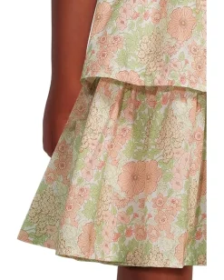 Clothing|Janie and Jack Floral Mixed Media Dress (Toddler/Little Kid/Big Kid) Multicolor