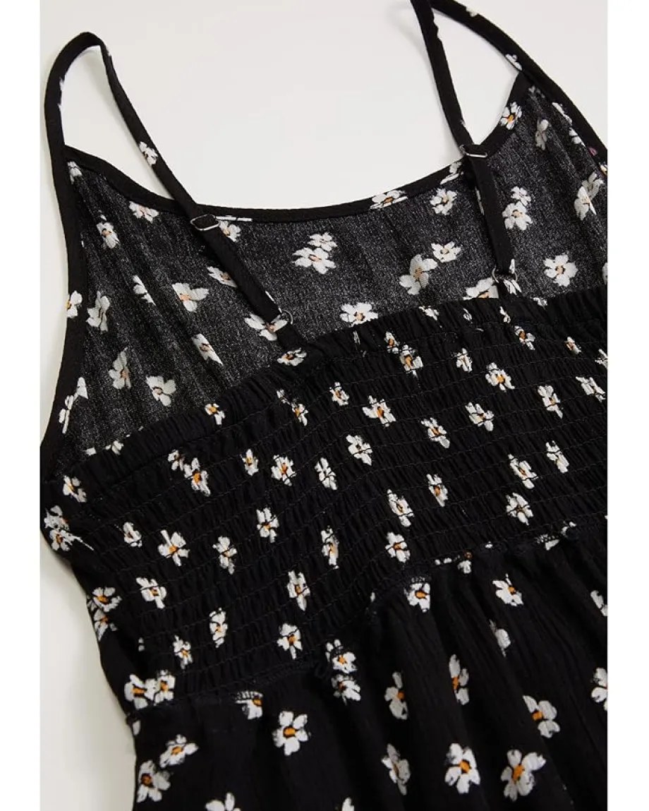 Vintage Havana Kids Clothing<Floral Ruffle Dress (Little Kids/Big Kids) Black