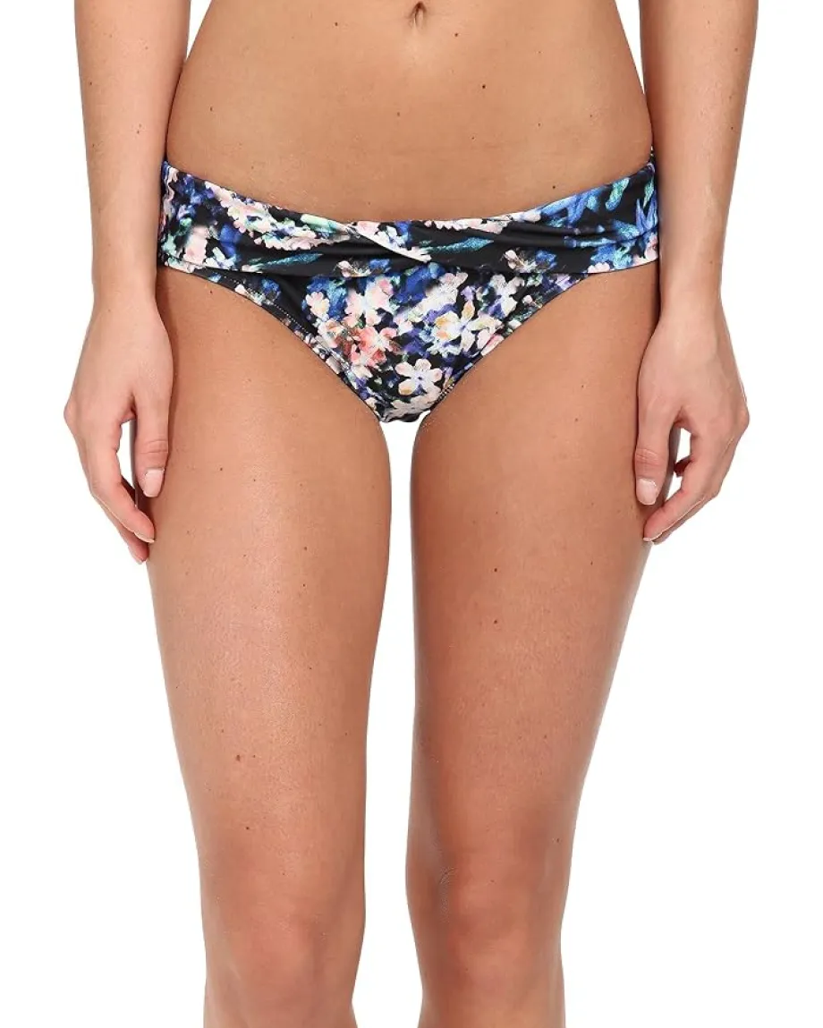 Badgley Mischka Floriana Shirred Cross Over Brief Multi Discount