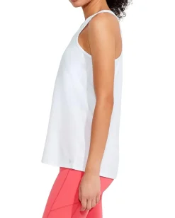 NIC+ZOE Activewear|Shirts & Tops<Flowfit Scoop Tank Paper White