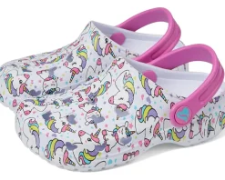 SKECHERS KIDS Shoes<Foamies Sweetheart Unicorn Clog 308356L (Little Kid/Big Kid) White EVA