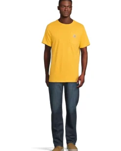 Activewear|T-Shirts|Carhartt Force Relaxed Fit Midweight Short Sleeve Pocket T-Shirt Ray Flower