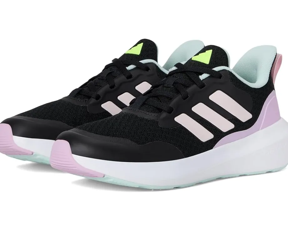 adidas Kids FortaRun 2.0 Sportswear Shoes (Big Kid) Black/Clear Pink/Bliss Lilac