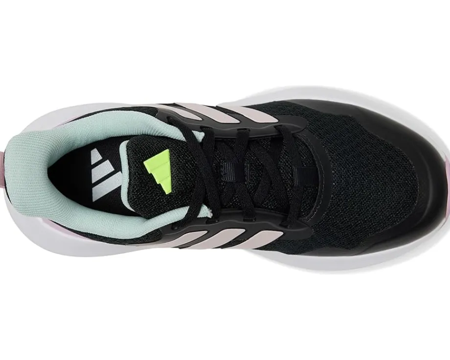 adidas Kids FortaRun 2.0 Sportswear Shoes (Big Kid) Black/Clear Pink/Bliss Lilac