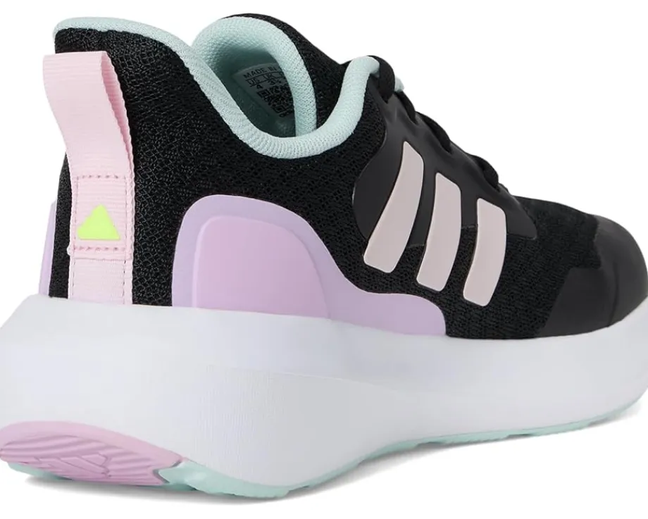 adidas Kids FortaRun 2.0 Sportswear Shoes (Big Kid) Black/Clear Pink/Bliss Lilac