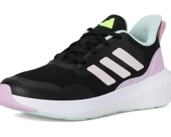 adidas Kids FortaRun 2.0 Sportswear Shoes (Big Kid) Black/Clear Pink/Bliss Lilac