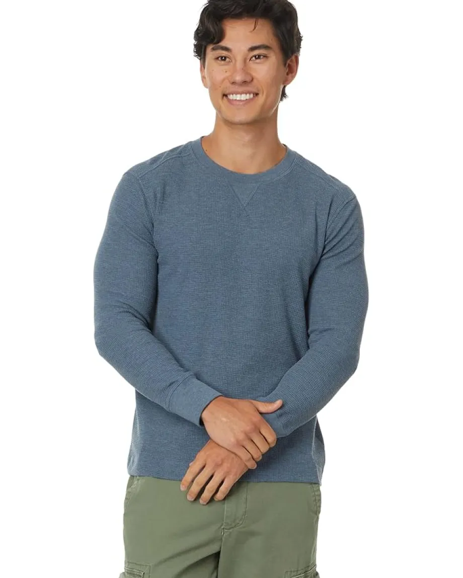 Toad&Co Activewear|T-Shirts<Framer II Long Sleeve Crew Pacific Blue