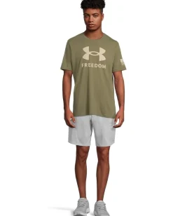Under Armour Freedom Logo T-Shirt Marine OD Green/Desert Sand Online
