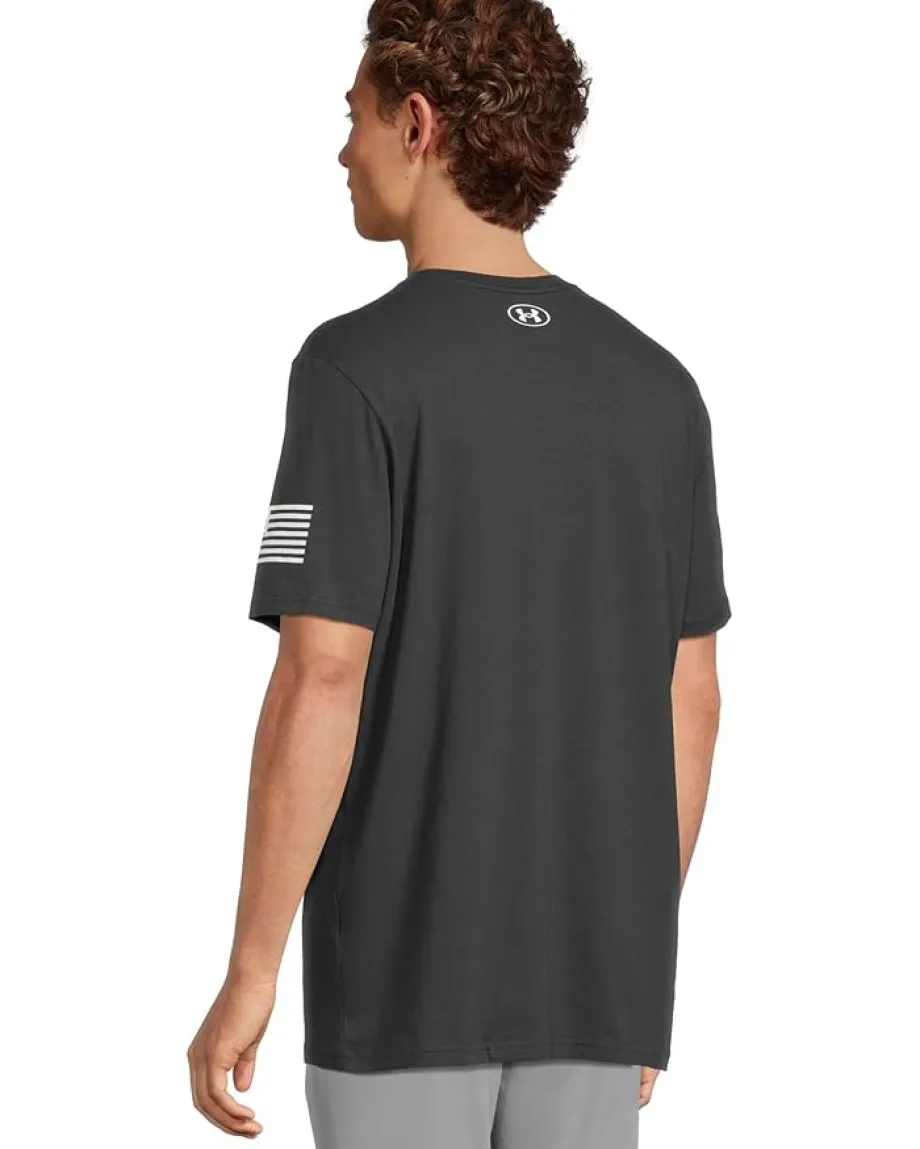 Under Armour Freedom Logo T-Shirt Black/White Best
