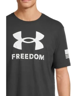 Under Armour Freedom Logo T-Shirt Black/White Best