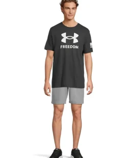 Under Armour Freedom Logo T-Shirt Black/White Best