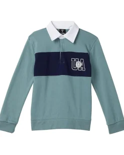 Under Armour Kids Clothing<French Terry Rugby (Little Kid) Serpentine