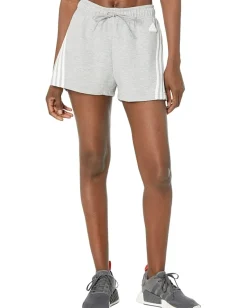Activewear|adidas Future Icons 3-Stripes Shorts Medium Grey Heather 2