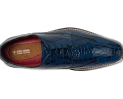 Stacy Adams Gabardo Bike Toe Lace-Up Blue Outlet