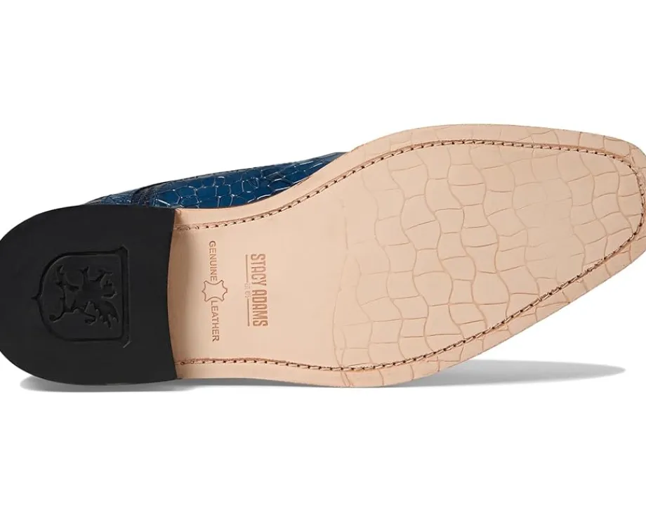 Stacy Adams Gabardo Bike Toe Lace-Up Blue Outlet