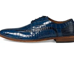 Stacy Adams Gabardo Bike Toe Lace-Up Blue Outlet