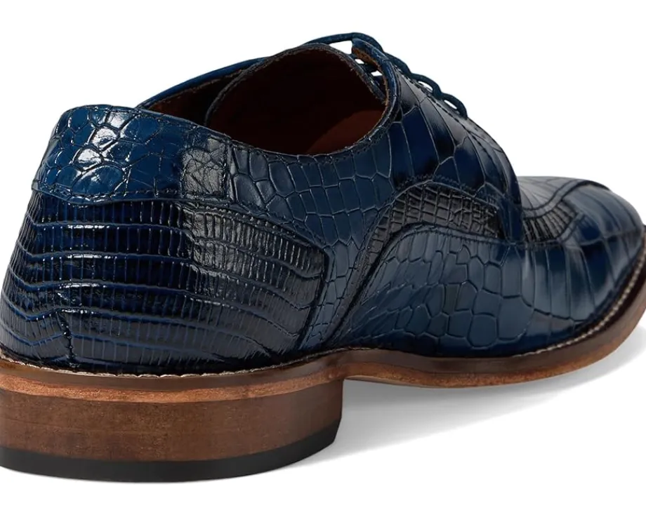 Stacy Adams Gabardo Bike Toe Lace-Up Blue Outlet