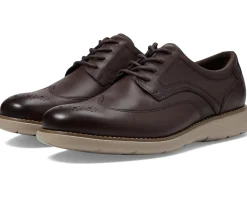 Rockport Oxfords|Oxfords<Garett Wing Tip Dark Brown