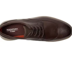 Rockport Oxfords|Oxfords<Garett Wing Tip Dark Brown
