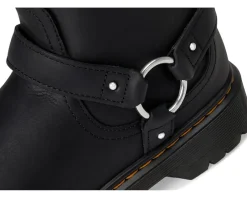 Dr. Martens Kid's Collection Genaya Rigger Boots (Little Kid/Big Kid) Black Sale