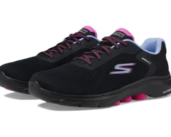 SKECHERS Performance Go Walk 7 - Cosmic Waves Athletic Walking Sneaker Black/Multi Sale