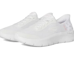 SKECHERS Performance Go Walk Flex Eva Hands Free Slip-Ins White/Pink Hot