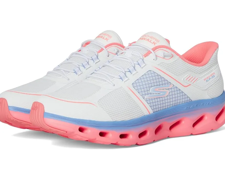 Sneakers|Sneakers|SKECHERS Performance Go Walk Glide Step 2.0 Elektra Hands Free Slip-Ins White/Multi