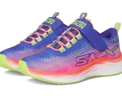 SKECHERS KIDS Shoes<Go-Run Accelerate - Glitter Soul 303898L (Little Kid/Big Kid) Navy/Multi