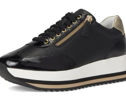 Johnston & Murphy Sneakers|Sneakers<Gracie Side-Zip Lace-Up Black